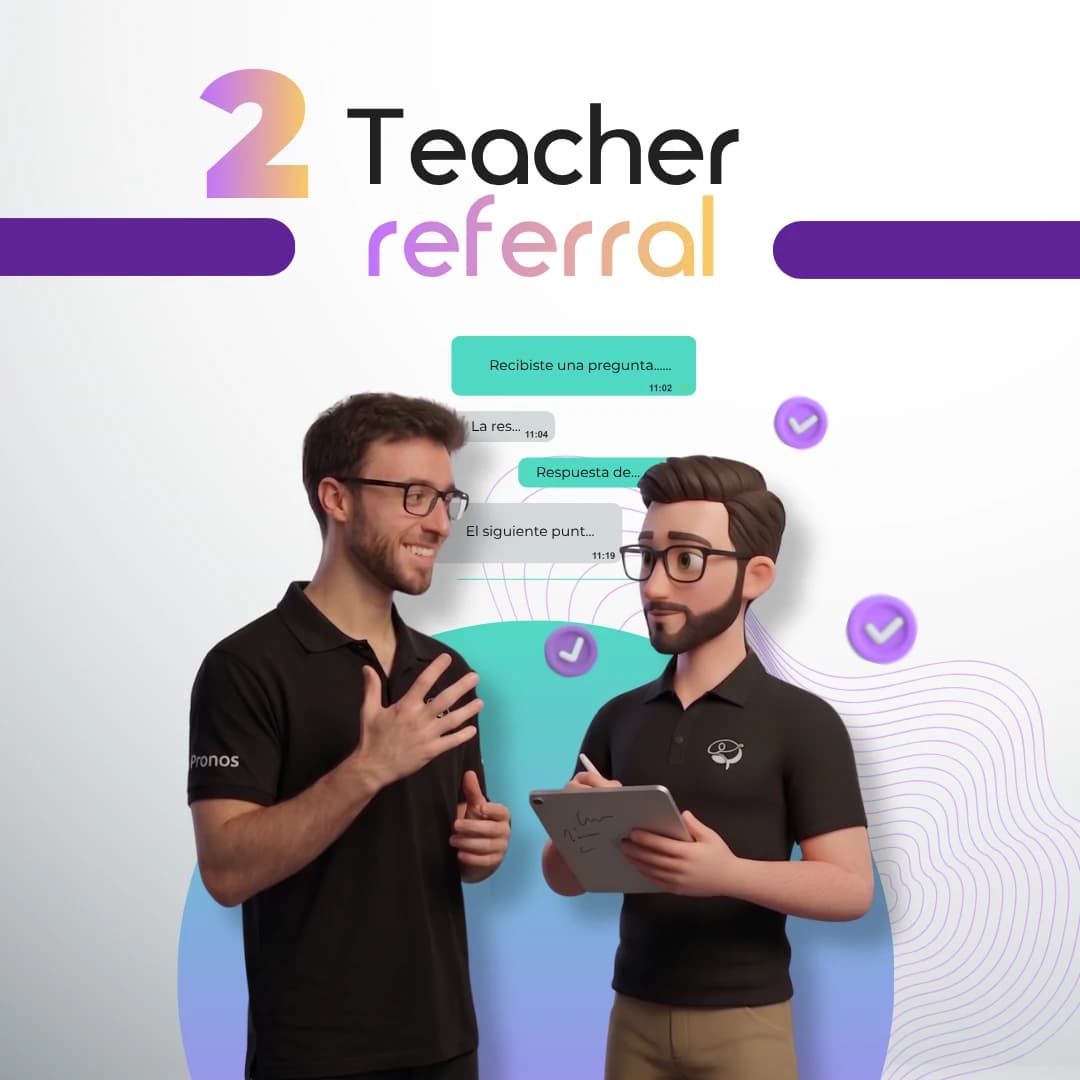 Hand-off to a teacher